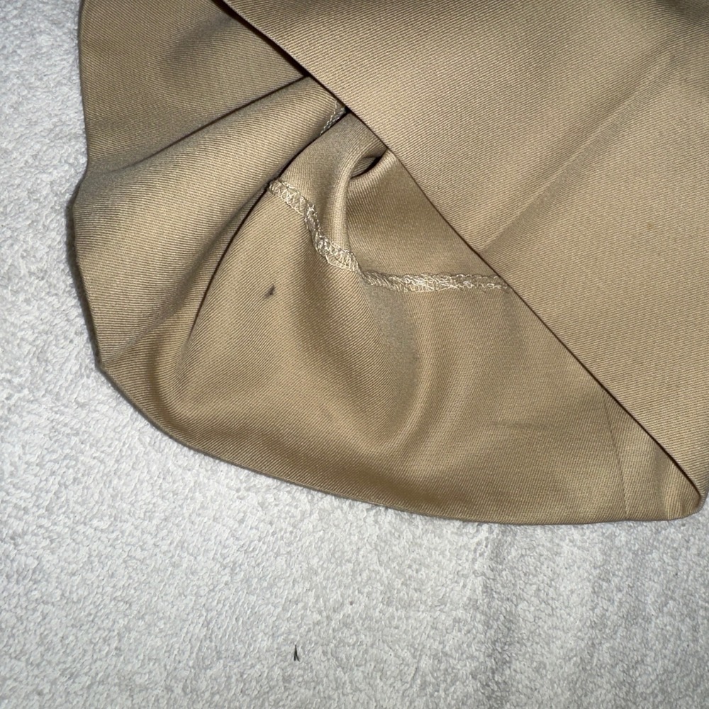 Ralph Lauren Purple Label Men's 40/31 (Lets Out to 34) Tan Wool Dress Pant Italy - Picture 8 of 12